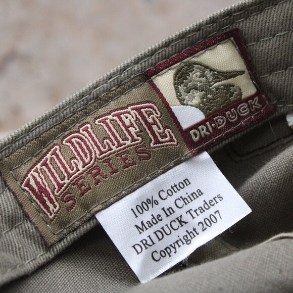 Vintage Wild Life Series Dri Duck Hat Cap Mens Brown Horses Embroidered Rare 90s - Picture 9 of 9